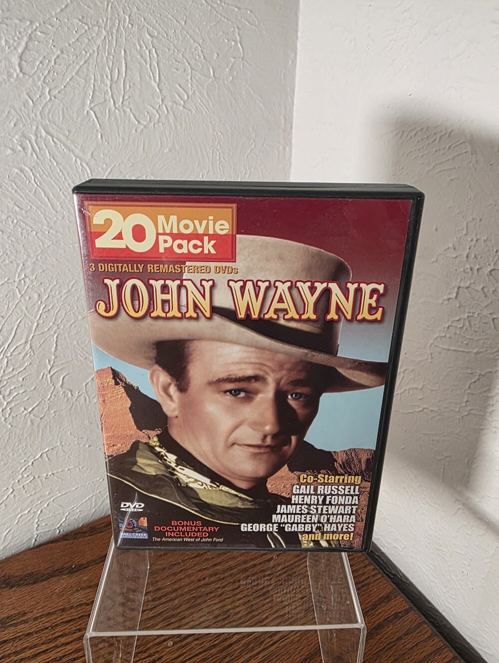 20 Movie Pack John Wayne Co-Starring Gail Russell Henry Fonda James Stewart VGC